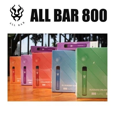 ALL BAR 800 Einnýtis elektronisk sigarett
